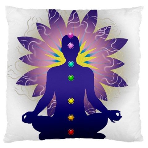 Chakra Standard Flano Cushion Case (Two Sides) from ArtsNow.com Front
