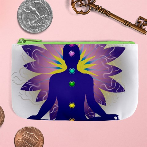 Chakra Large Coin Purse from ArtsNow.com Front