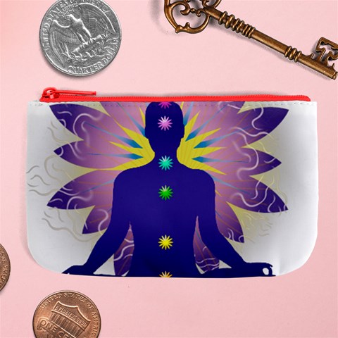 Chakra Large Coin Purse from ArtsNow.com Front