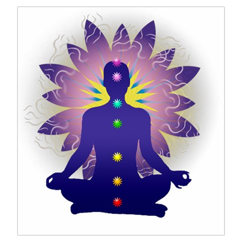 Chakra Drawstring Pouch (Large) from ArtsNow.com Front