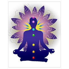 Chakra Drawstring Pouch (XL) from ArtsNow.com Back