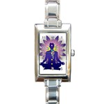 Chakra Rectangle Italian Charm Watch