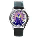 Chakra Round Metal Watch
