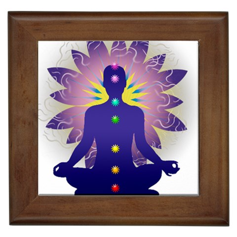 Chakra Framed Tile from ArtsNow.com Front