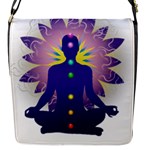 Chakra Design Flap Closure Messenger Bag (S)