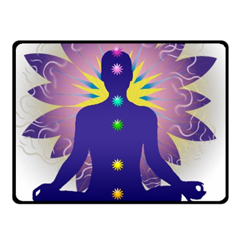 Chakra Fleece Blanket (Small) from ArtsNow.com 50 x40  Blanket Front