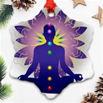 Chakra Snowflake Ornament (Two Sides)