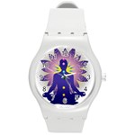 Chakra Round Plastic Sport Watch (M)