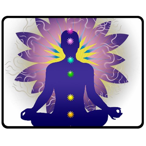 Chakra Double Sided Fleece Blanket (Medium)  from ArtsNow.com 58.8 x47.4  Blanket Front