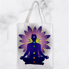 Chakra Design Zipper Classic Tote Bag from ArtsNow.com Front
