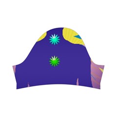 Chakra Kids  Short Sleeve Velvet Dress from ArtsNow.com Right Sleeve