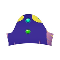 Chakra Kids  Short Sleeve Velvet Dress from ArtsNow.com Left Sleeve