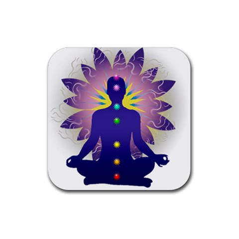 Chakra Rubber Coaster (Square)  from ArtsNow.com Front