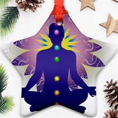 Chakra Star Ornament (Two Sides) from ArtsNow.com Back