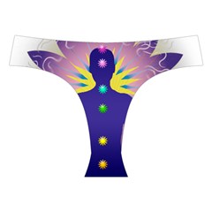 Chakra Cross Back Hipster Bikini Set from ArtsNow.com Front Under
