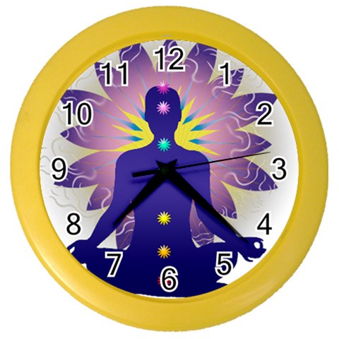 Chakra Color Wall Clock from ArtsNow.com Front
