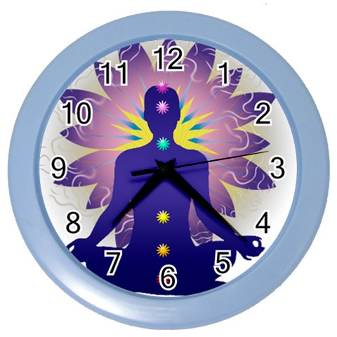Chakra Color Wall Clock from ArtsNow.com Front