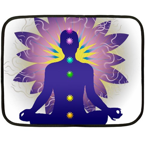 Chakra Fleece Blanket (Mini) from ArtsNow.com 35 x27  Blanket