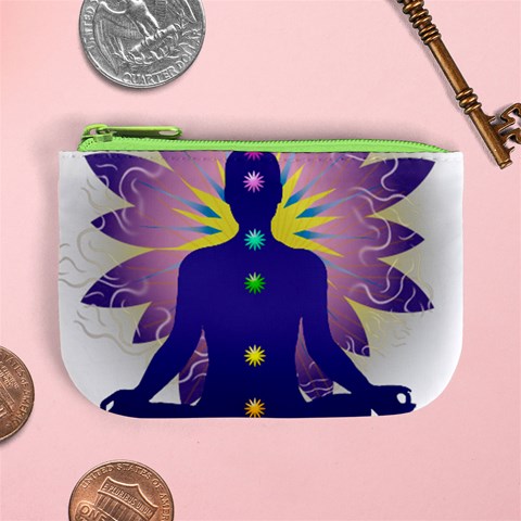 Chakra Mini Coin Purse from ArtsNow.com Front