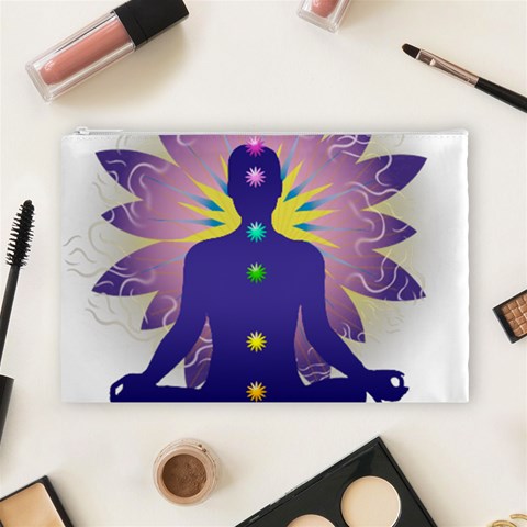 Chakra Design Cosmetic Bag (Large) from ArtsNow.com Front