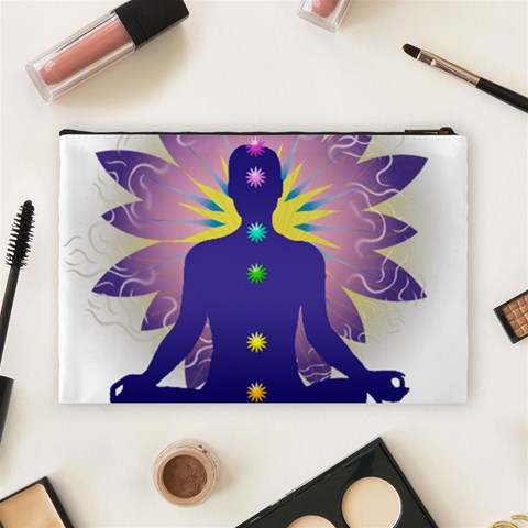 Chakra Design Cosmetic Bag (Large) from ArtsNow.com Back