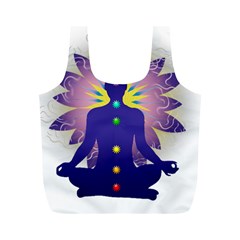 Chakra Design Full Print Recycle Bag (M) from ArtsNow.com Back