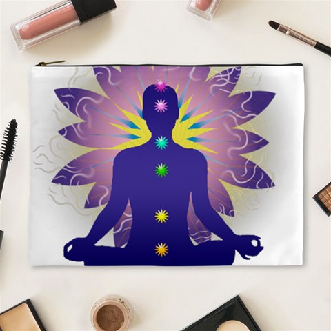 Chakra Design Cosmetic Bag (XL) from ArtsNow.com Front