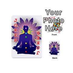 Chakra Playing Cards 54 Designs (Mini) from ArtsNow.com Front - Joker2
