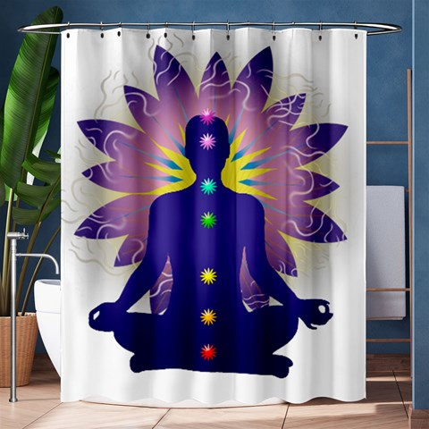 Chakra Shower Curtain 60  x 72  (Medium)  from ArtsNow.com 60 x72  Curtain