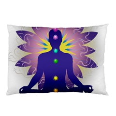Chakra Pillow Case (Two Sides) from ArtsNow.com Back