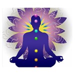 Chakra Double Sided Flano Blanket (Small) 