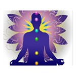 Chakra Double Sided Flano Blanket (Large) 