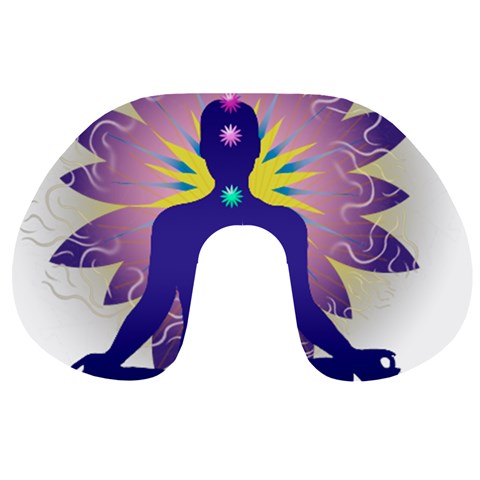 Chakra Travel Neck Pillow from ArtsNow.com Front