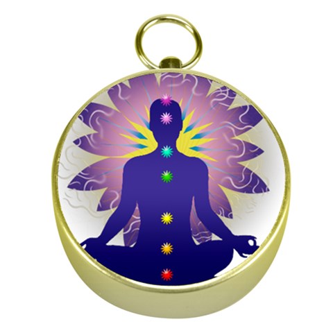 Chakra Gold Compasses from ArtsNow.com Front