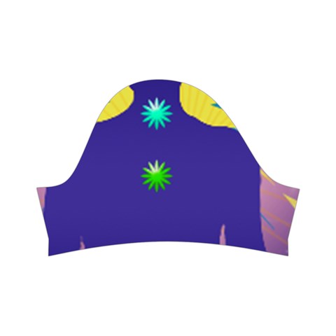 Chakra Kids  Short Sleeve Velvet Dress from ArtsNow.com Left Sleeve