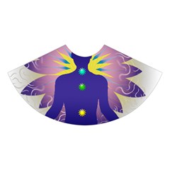 Chakra Midi Sleeveless Dress from ArtsNow.com Skirt Front