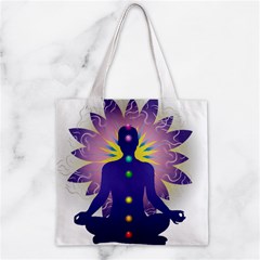 Chakra Design Zipper Grocery Tote Bag from ArtsNow.com Back