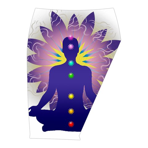Chakra Midi Wrap Pencil Skirt from ArtsNow.com  Front Right 