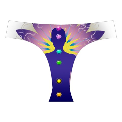 Chakra Cross Back Hipster Bikini Set from ArtsNow.com Front Under