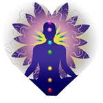 Chakra Wooden Puzzle Heart