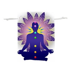 Chakra Lightweight Drawstring Pouch (L) from ArtsNow.com Back