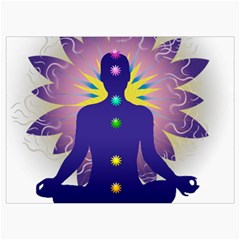 Chakra Roll Up Canvas Pencil Holder (L) from ArtsNow.com Front