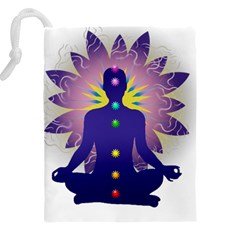 Chakra Drawstring Pouch (4XL) from ArtsNow.com Back