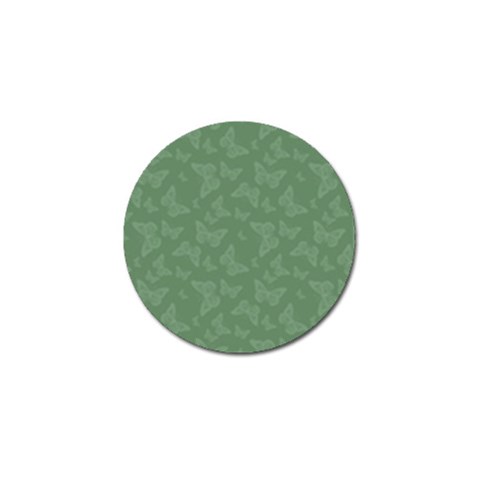 Asparagus Green Butterfly Print Golf Ball Marker (10 pack) from ArtsNow.com Front