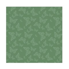 Asparagus Green Butterfly Print Duvet Cover Double Side (Full/ Double Size) from ArtsNow.com Front