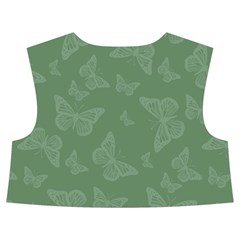 Asparagus Green Butterfly Print Kids  Midi Sailor Dress from ArtsNow.com Back Top