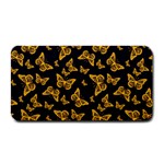 Black Gold Butterfly Print Medium Bar Mats