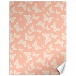 Peaches and Cream Butterfly Print Canvas 12  x 16 