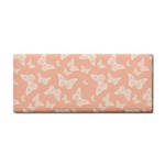 Peaches and Cream Butterfly Print Hand Towel