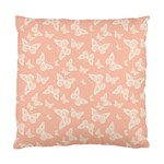 Peaches and Cream Butterfly Print Standard Cushion Case (One Side)